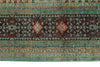 9x12 Green and Brown Turkish Tribal Rug