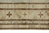 3x19 Light Blue and Ivory Turkish Oushak Runner