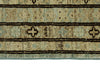 9x12 Light Blue and Ivory Turkish Tribal Rug