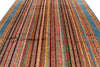 9x12 Multicolor and Blue Kazak Tribal Rug