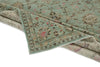 8x11 Light Green and Multicolor Turkish Tribal Rug