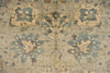 6x8 Ivory and Multicolor Turkish Tribal Rug