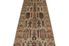 3x10 Gray and Multicolor Turkish Tribal Runner