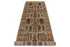 3x10 Gray and Multicolor Turkish Tribal Runner