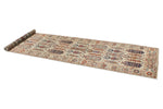 3x10 Gray and Multicolor Turkish Tribal Runner