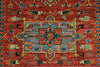 3x10 Red and Navy Anatolian Traditional Runner