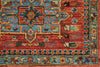 3x10 Red and Navy Anatolian Traditional Runner