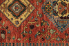 3x10 Red and Navy Anatolian Traditional Runner