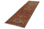 3x10 Red and Navy Anatolian Traditional Runner