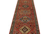 3x10 Red and Navy Anatolian Traditional Runner