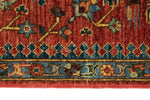 3x10 Red and Navy Anatolian Traditional Runner