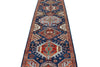 3x12 Navy and Red Anatolian Traditional Runner