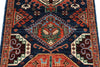 3x12 Navy and Red Anatolian Traditional Runner