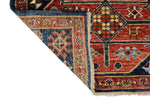 3x12 Navy and Red Anatolian Traditional Runner