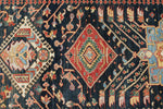 3x10 Navy and Ivory Anatolian Traditional Runner