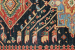 3x10 Navy and Ivory Anatolian Traditional Runner