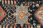 3x10 Navy and Ivory Anatolian Traditional Runner