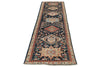 3x10 Navy and Ivory Anatolian Traditional Runner