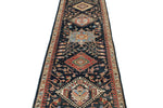 3x10 Navy and Ivory Anatolian Traditional Runner