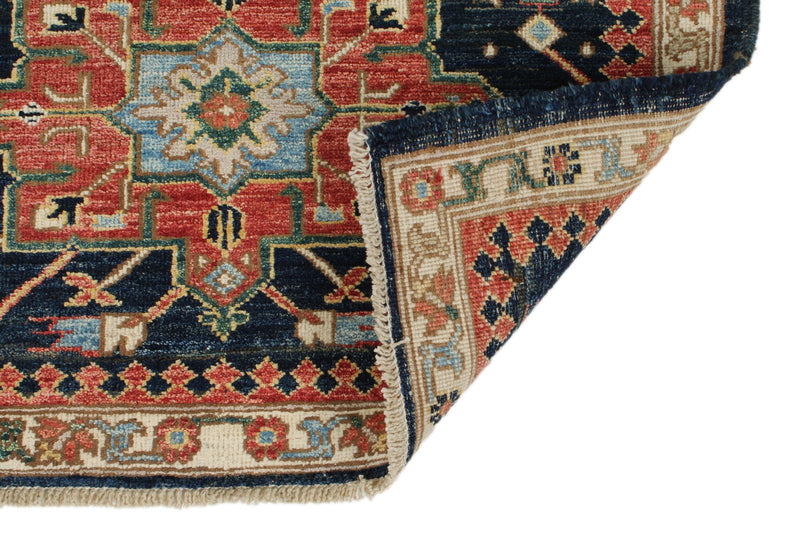 3x10 Navy and Ivory Anatolian Traditional Runner