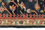 3x10 Navy and Ivory Anatolian Traditional Runner