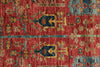3x10 Red and Navy Anatolian Traditional Runner