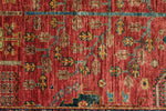 3x10 Red and Navy Anatolian Traditional Runner