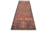 3x10 Red and Navy Anatolian Traditional Runner