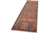 3x10 Red and Navy Anatolian Traditional Runner