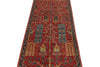 3x10 Red and Navy Anatolian Traditional Runner