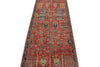 3x10 Red and Navy Anatolian Traditional Runner