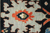 3x7 Navy and Light Blue Anatolian Traditional Runner