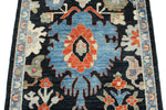 3x7 Navy and Light Blue Anatolian Traditional Runner