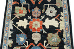 3x7 Navy and Light Blue Anatolian Traditional Runner