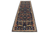 3x10 Navy and Ivory Anatolian Traditional Runner