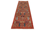 3x10 Red and Multicolor Anatolian Traditional Runner