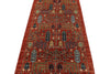 3x10 Red and Multicolor Anatolian Traditional Runner