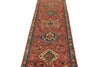 3x10 Red and Light Blue Anatolian Traditional Runner