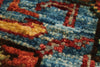 3x10 Red and Light Blue Anatolian Traditional Runner