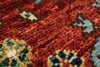 3x8 Red and Multicolor Anatolian Traditional Runner