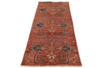 3x8 Red and Multicolor Anatolian Traditional Runner