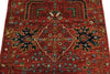 3x8 Red and Multicolor Anatolian Traditional Runner