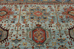 12x15 Light Blue and Blue Anatolian Traditional Rug