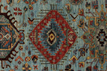 12x15 Light Blue and Blue Anatolian Traditional Rug