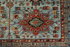 12x15 Light Blue and Blue Anatolian Traditional Rug