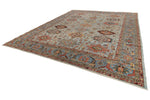 12x15 Light Blue and Blue Anatolian Traditional Rug