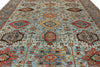 12x15 Light Blue and Blue Anatolian Traditional Rug