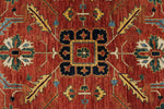 8x10 Red and Navy Anatolian Traditional Rug