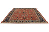 8x10 Red and Navy Anatolian Traditional Rug