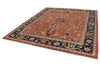 8x10 Red and Navy Anatolian Traditional Rug